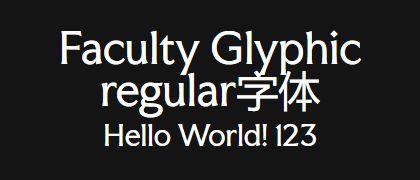 Faculty-Glyphic-regular