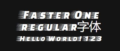 Faster-One-regular