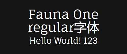 Fauna-One-regular