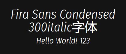 Fira-Sans-Condensed-300italic