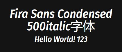 Fira-Sans-Condensed-500italic