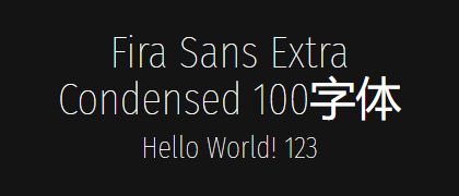 Fira-Sans-Extra-Condensed-100
