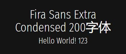 Fira-Sans-Extra-Condensed-200