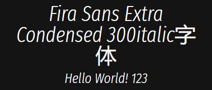 Fira-Sans-Extra-Condensed-300italic