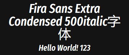 Fira-Sans-Extra-Condensed-500italic