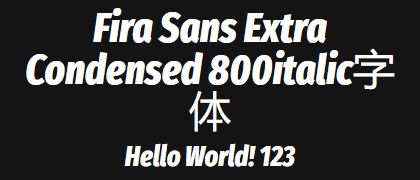 Fira-Sans-Extra-Condensed-800italic