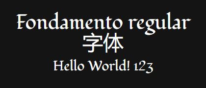 Fondamento-regular