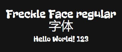 Freckle-Face-regular