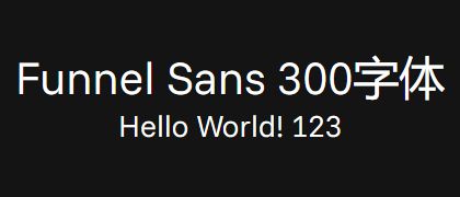 Funnel-Sans-300