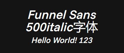 Funnel-Sans-500italic