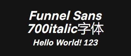 Funnel-Sans-700italic