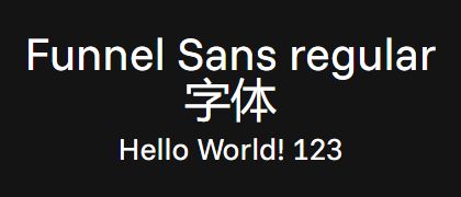 Funnel-Sans-regular