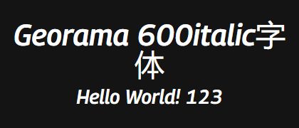 Georama-600italic
