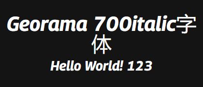 Georama-700italic