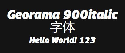 Georama-900italic