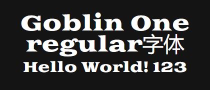 Goblin-One-regular