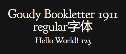 Goudy-Bookletter-1911-regular