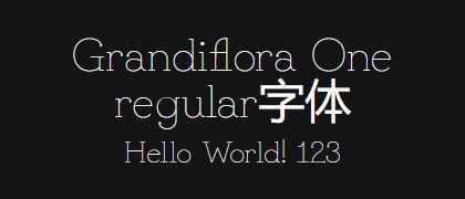 Grandiflora-One-regular