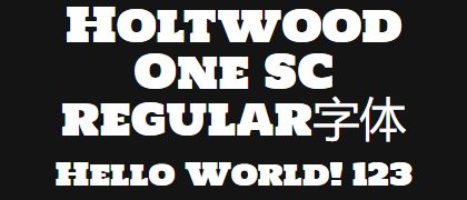 Holtwood-One-SC-regular