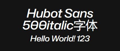 Hubot-Sans-500italic
