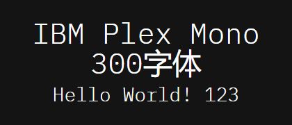 IBM-Plex-Mono-300