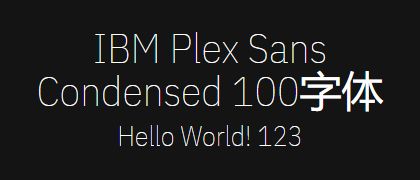 IBM-Plex-Sans-Condensed-100