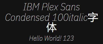IBM-Plex-Sans-Condensed-100italic