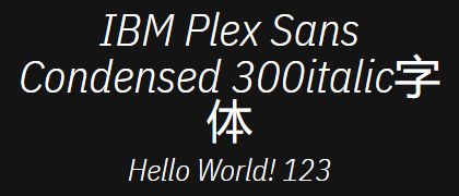 IBM-Plex-Sans-Condensed-300italic