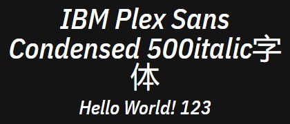 IBM-Plex-Sans-Condensed-500italic