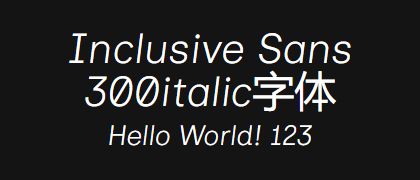 Inclusive-Sans-300italic