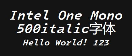 Intel-One-Mono-500italic