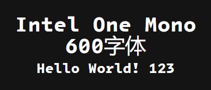 Intel-One-Mono-600