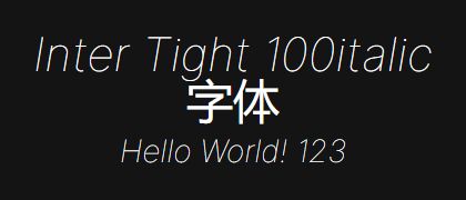 Inter-Tight-100italic