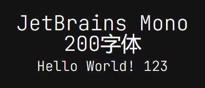 JetBrains-Mono-200