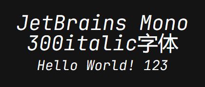 JetBrains-Mono-300italic