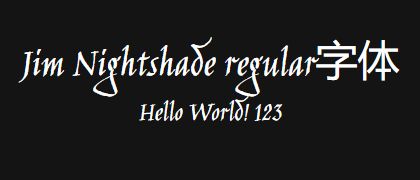 Jim-Nightshade-regular