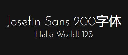 Josefin-Sans-200