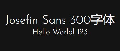 Josefin-Sans-300