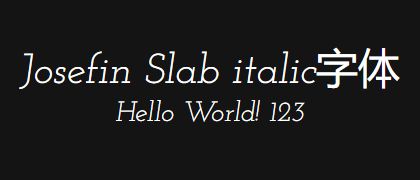 Josefin-Slab-italic
