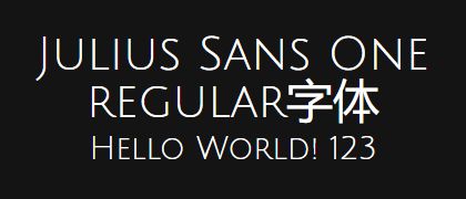 Julius-Sans-One-regular