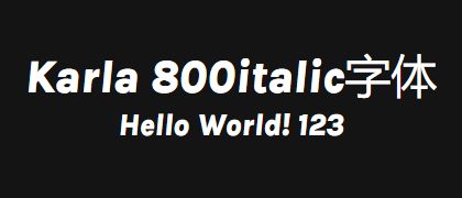 Karla-800italic