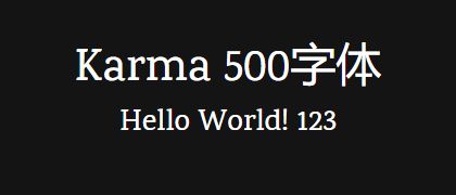 Karma-500
