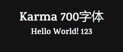 Karma-700