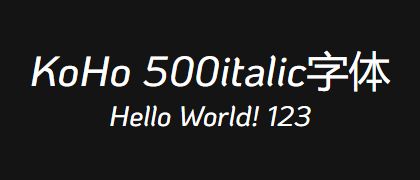 KoHo-500italic