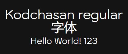 Kodchasan-regular