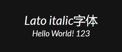 Lato-italic