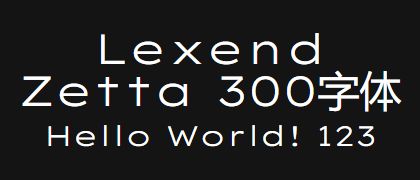 Lexend-Zetta-300