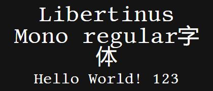 Libertinus-Mono-regular
