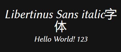 Libertinus-Sans-italic