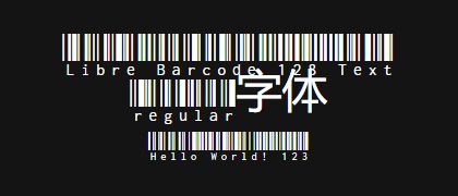 Libre-Barcode-128-Text-regular